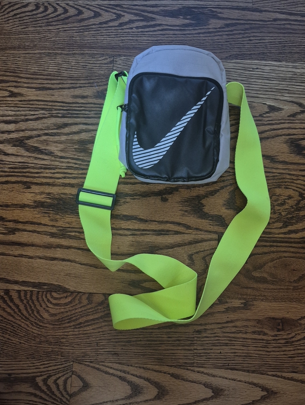 Nike Black & Neon Yellow Crossbody Bag